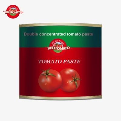 210g缶詰トマトペストは,FDA ISO HACCPとBRCを含む世界的に認められた食品安全基準を満たしています.