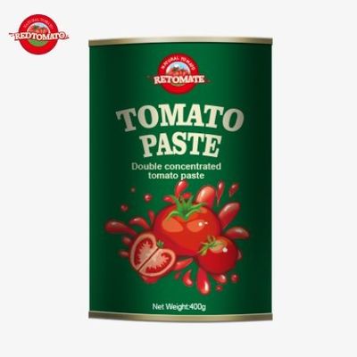 400gトマトペストは ISO HACCP BRC と FDA 基準に準拠していることが証明されています