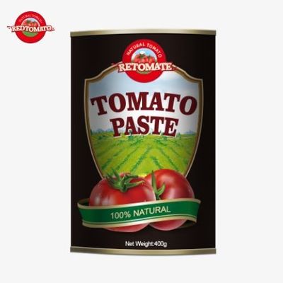 400gのトマトペーストは 厳格に国際食品安全基準に準拠しています