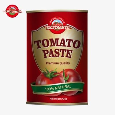 425gトマトペスト缶の製造は ISO HACCP BRCとFDAによって設定された国際基準に準拠しています