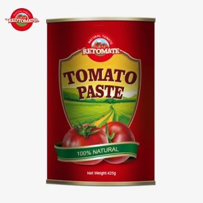 缶詰の425gトマトペストは,ISO HACCP BRCとFDA規則によって確立された世界的な基準に適合しています