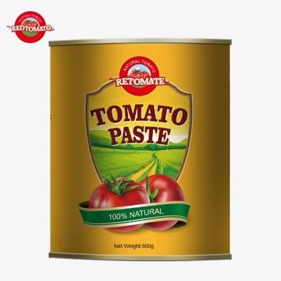 800gのトマトパスタは ISO HACCP BRCとFDAの国際品質基準を満たしています