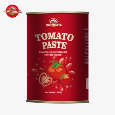 プレミアム1000gトマトパストの生産者 OEMソリューションを提供する