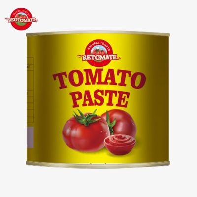 4500g缶詰トマトペストは,ISO HACCPとBRCの標準とFDAの生産基準の両方を満たしています.