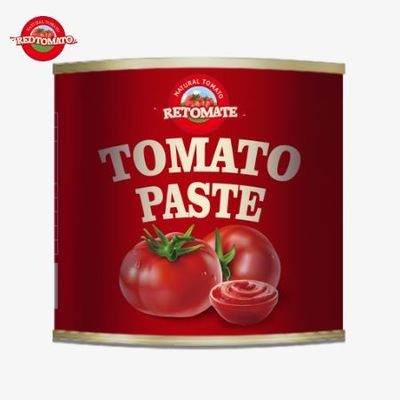 4500g 缶詰トマトペストは ISO HACCP と BRC 規格,FDA 生産基準を満たしています