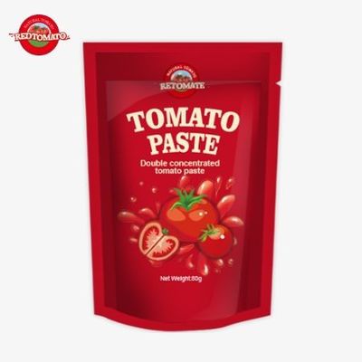 スタンドアップポケット 純度30%~100%の80gの二重濃縮トマトパスタ