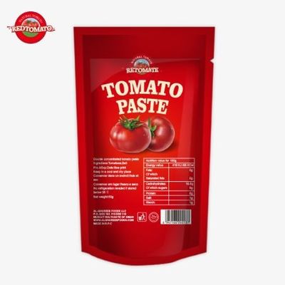 高品質の100g スタンドアップサケット トマトペスト 中国で有名な工場から