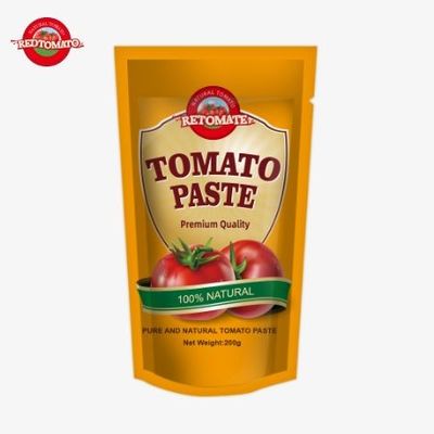 スタンダップサケットの200gのトマトパストのFDA認証