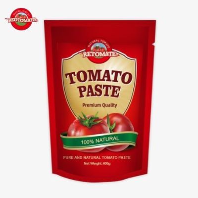 400g スタンドアップサケット トマトペースト 30%から100%の利便性 味や純度