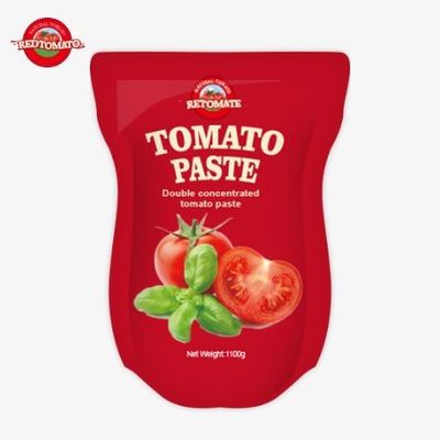 スタンドアップサケット トマトペスト 1100g 30%-100% 純度 甘く酸っぱい