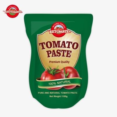 1100g スタンドアップサケット トマトペストはISO HACCPとBRC規格に準拠し,工場価格に準拠することを保証します