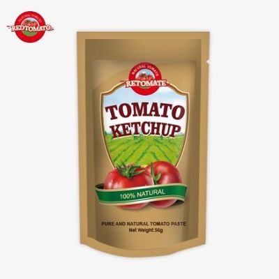 工場オリジナル ISO サケット ケチャップ 56g 純粋な天然味 甘くて酸味