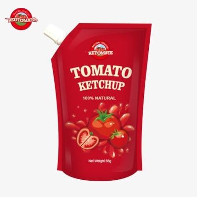 ISO認定 56g サケットケチャップ 純天然味 国際生産基準を満たす