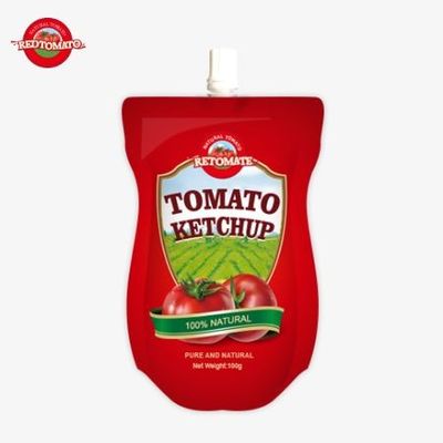 中国OEM 工場価格 100g 甘苦しいサケット ケチャップポック 全天然調味料