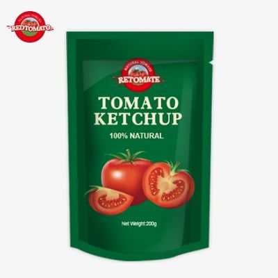 OEM 200g サケット ケチャップ 純粋な天然味 中国工場価格に最適