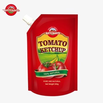 OEM 200g サケット ケチャップ 純粋な天然味で,中国工場価格に最適